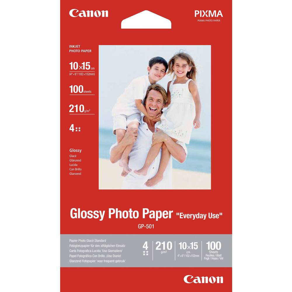 Canon Glossy 4x6inch Photo Paper 100 Sheets