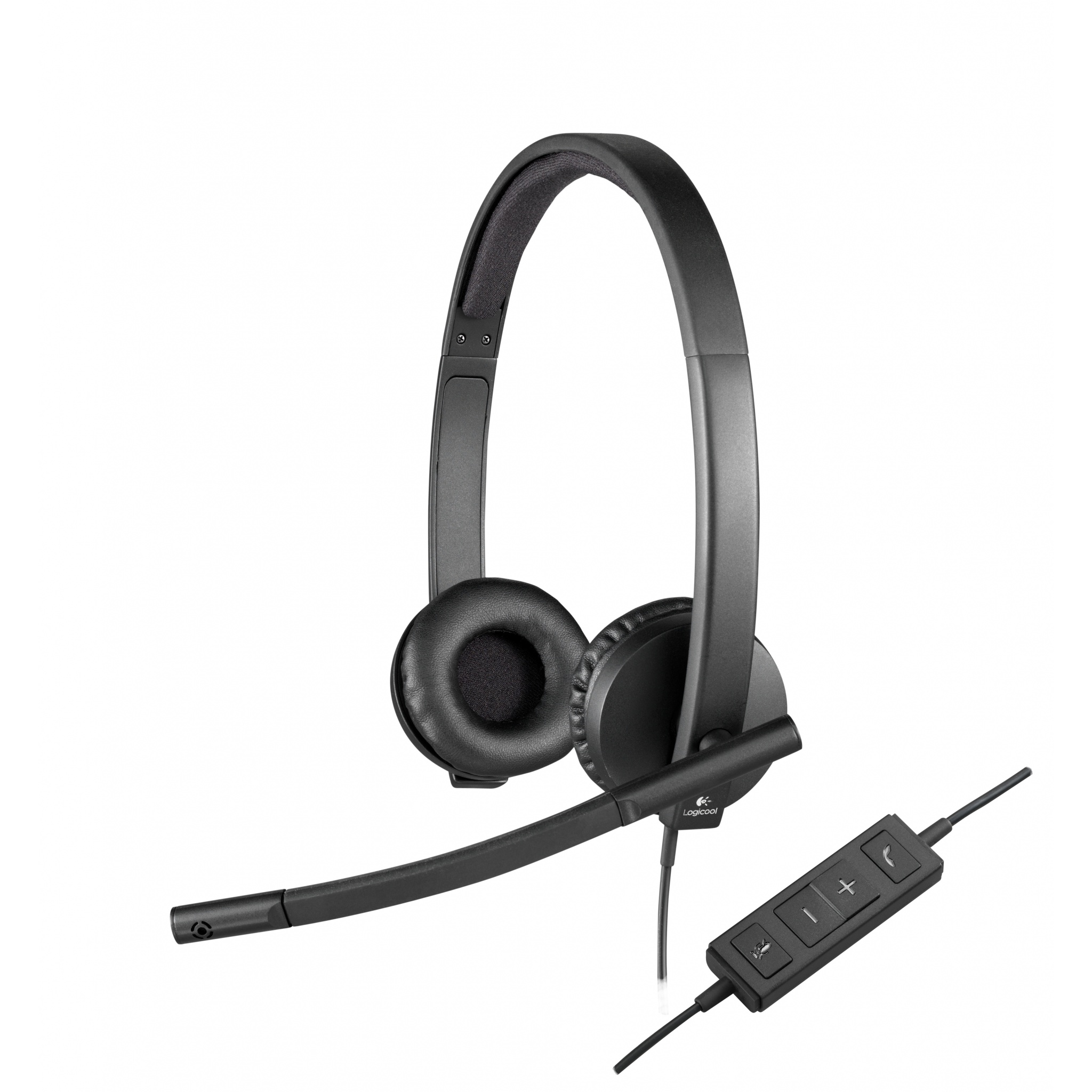 Logitech H570e Binaural Headset - Black