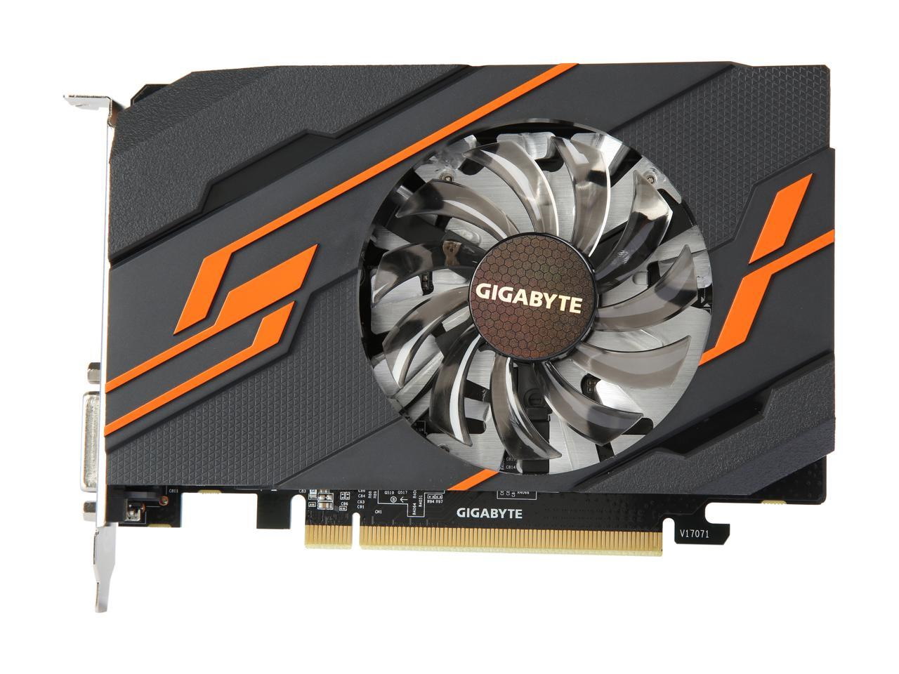 Gigabyte GeForce GT 1030 OC 80 mm Graphics Card - 2 GB