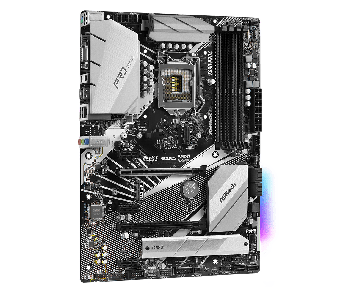 Asrock z490 pro4 совместимость процессоров